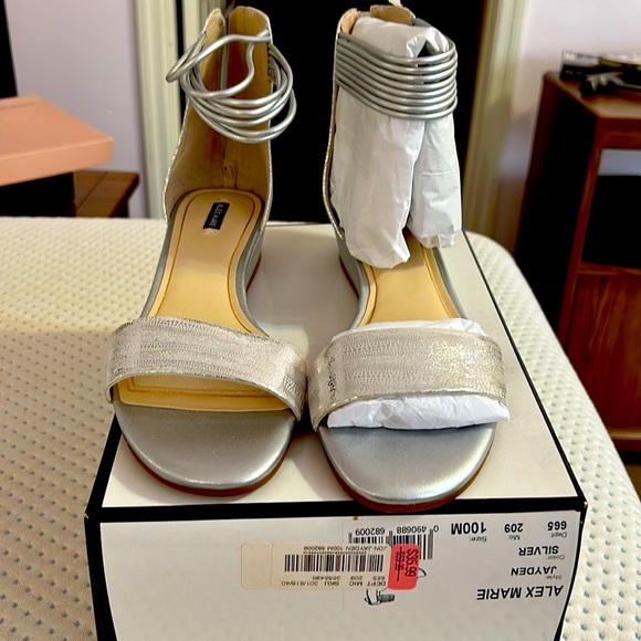 Alex Marie silver sandals never worn. - Picture 2 of 2